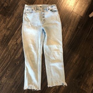 Abercrombie Curve Love Light Wash Jeans